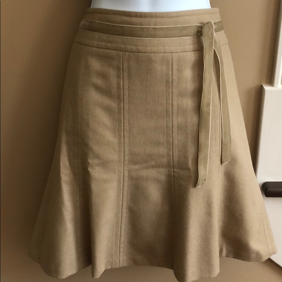 Ann Taylor Dresses & Skirts - ANN TAYLOR Wool w velvet accent skirt